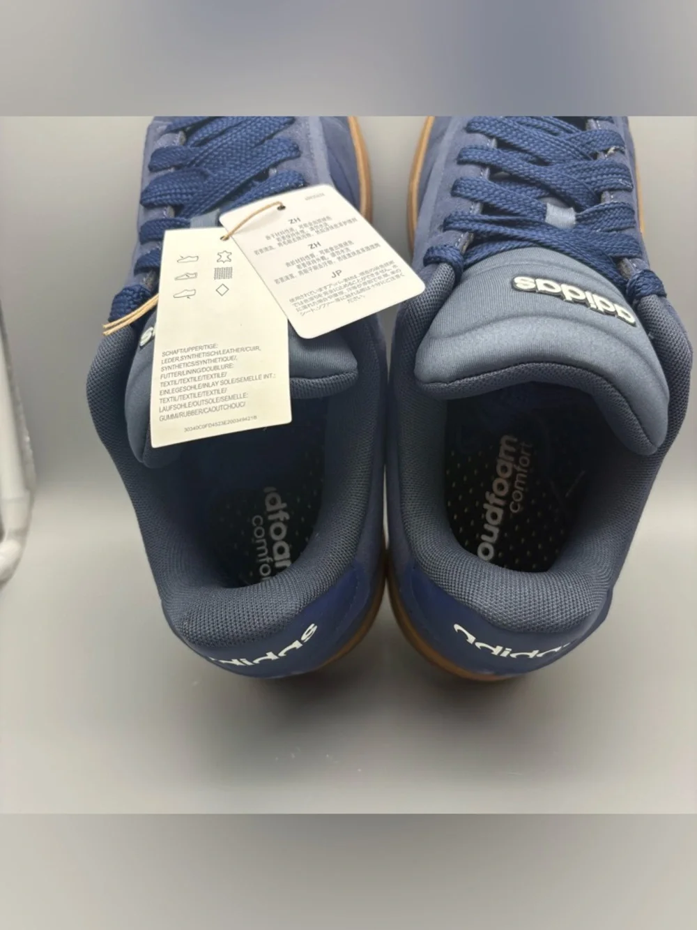Adidas | Grand Court Alpha 00s Shoes - Navy Blue Tan ; Womens 10.5